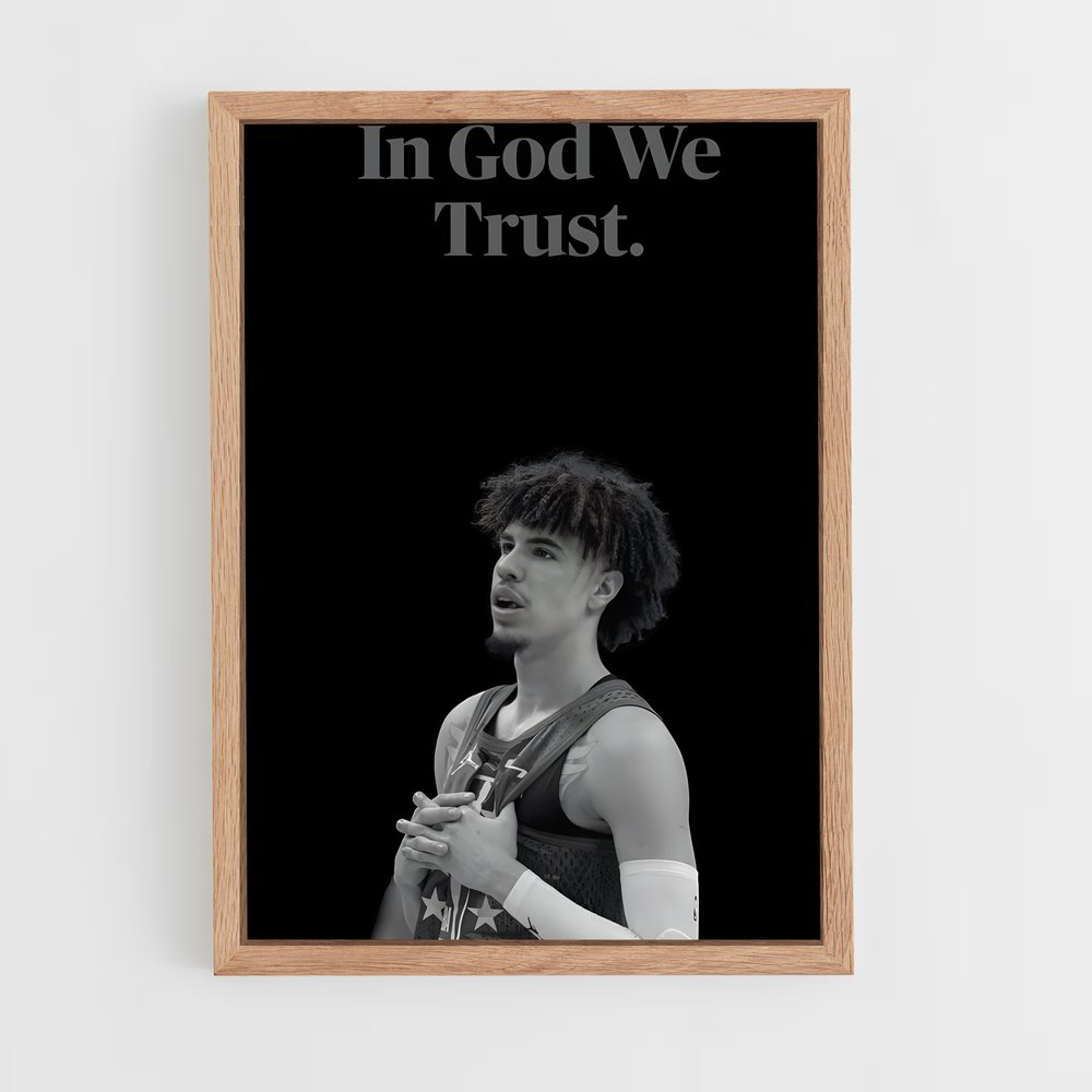 Poster Trust & Shadows – affiche Basketball (vue 4)